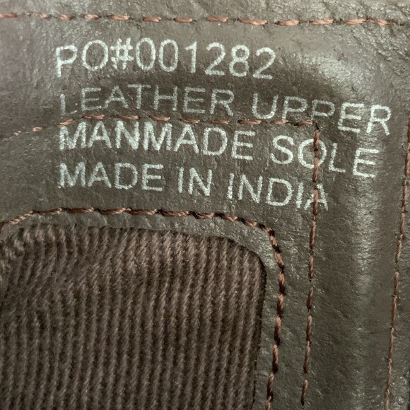 Journee Signature Dempsy Distressed Leather Bootie Burgundy Brown 8.5 - Picture 7 of 13